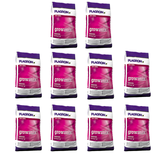Ґрунт Plagron Growmix 50L, 10 мішків, 10 мішків