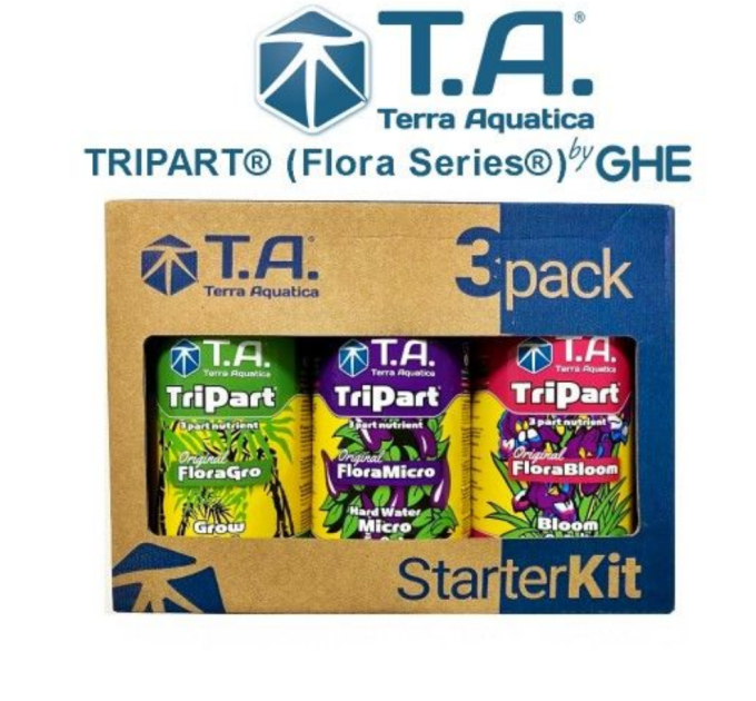 Комплект удобрений Terra Aquatica TriPart StarterKit Hard Water