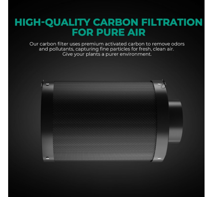 Вугільний фільтр Mars Hydro 150мм для контролю запаху