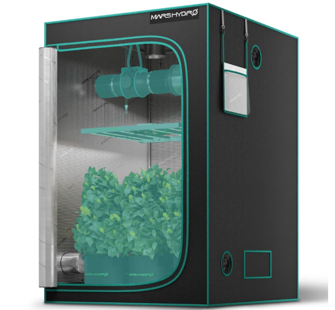 Гидропонная палатка для выращивания -120x120x200 см