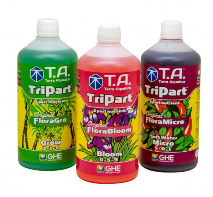 Комплект Terra Aquatica Tripart (GHE) Flora Series SW 1L