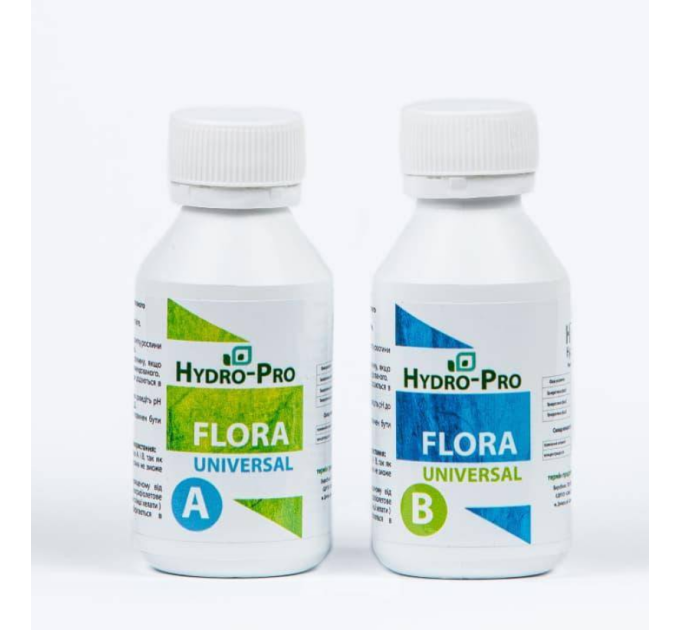 Мінеральне добриво Hydro-Pro Flora A&B (100ml)