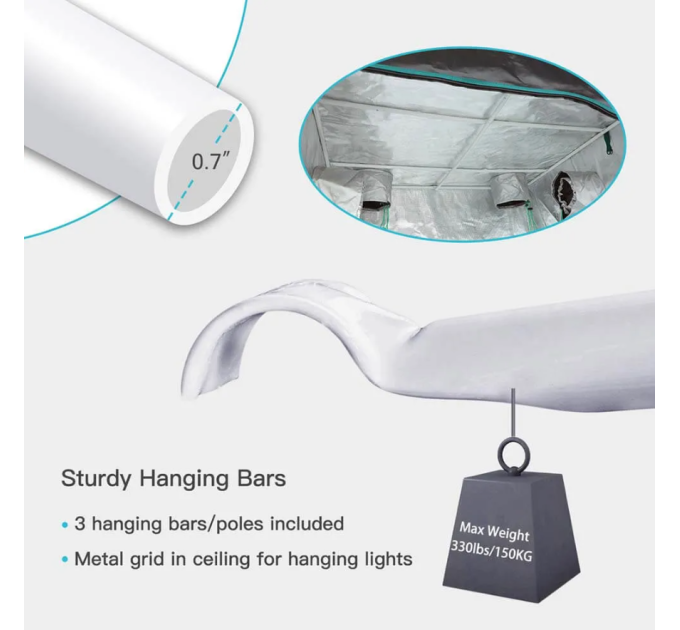 Гроубокс Mars Hydro 240x240x200 см