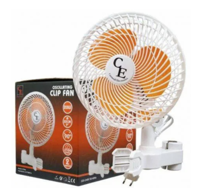 Вентилятор для обдування Cornwall Electronics 20W 2SPEED clip oscillating fan