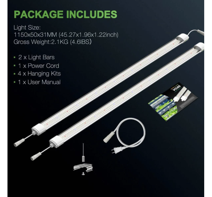 Світильник для розсади Mars Hydro VG80