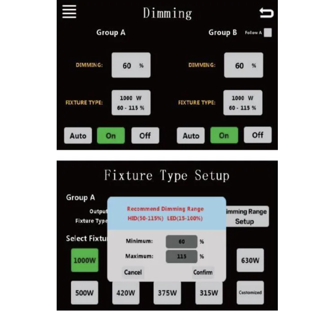 Контролер для ламп Sun Spirit TouchScreen 0-10V