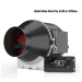 Канальный вентилятор с контроллером температуры и влажности Quiet Inline Duct Fan 1410 м³/ч 200 мм