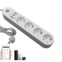 WIFI мережевий фільтр на 4 розетки SA-P402A