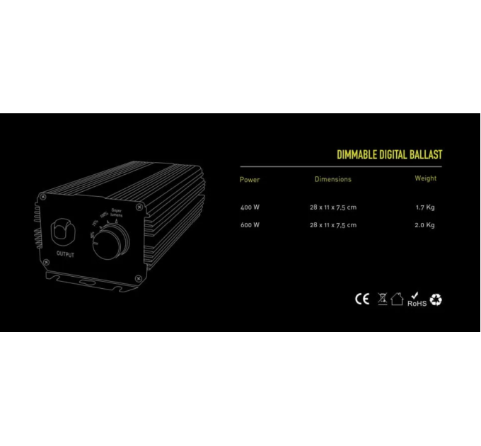  Епра LUMAXPRO для ламп HPS і MH 600 Garden HighPro