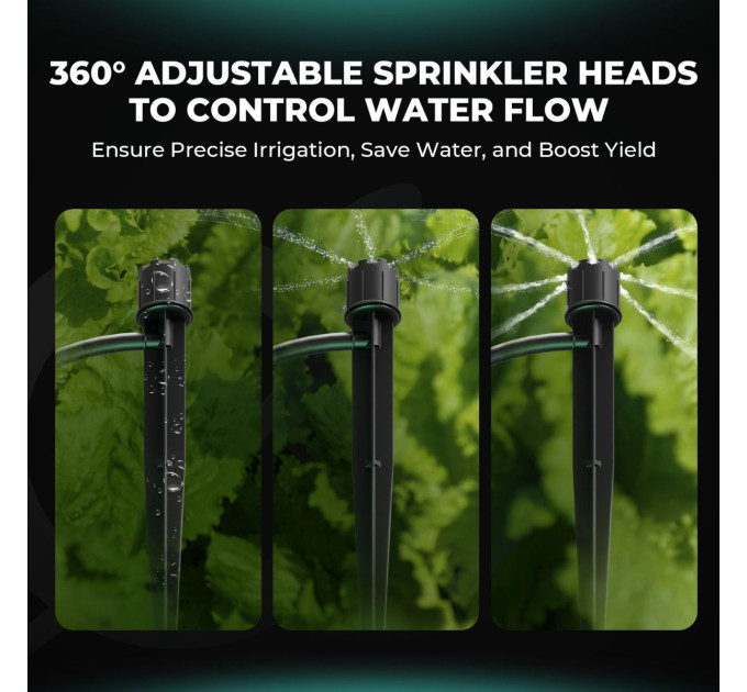 Mars Hydro Новий складаний комплект крапельного зрошення з відром для 8 кімнатних рослин