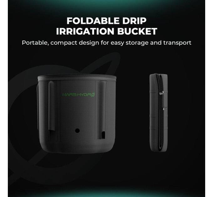 Mars Hydro Новий складаний комплект крапельного зрошення з відром для 8 кімнатних рослин