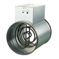 Нагрівач канальний Вентс НК 150мм 1,2 кВт