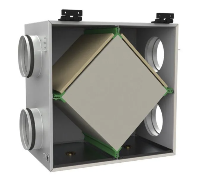  Рекуператор пластинчастий круглий Вентс ПР 150 G-4