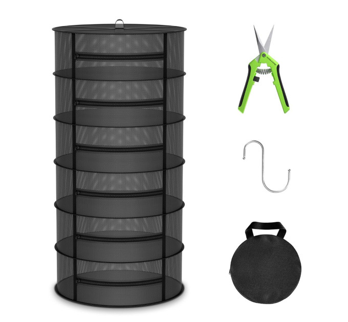 Mars Hydro 6-рівнева сітчаста сушарка для трав із секатором