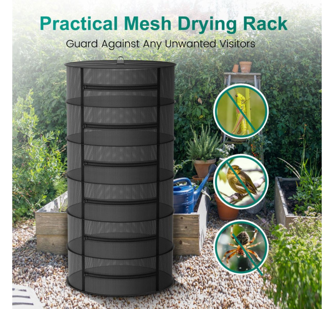 Mars Hydro 6-рівнева сітчаста сушарка для трав із секатором