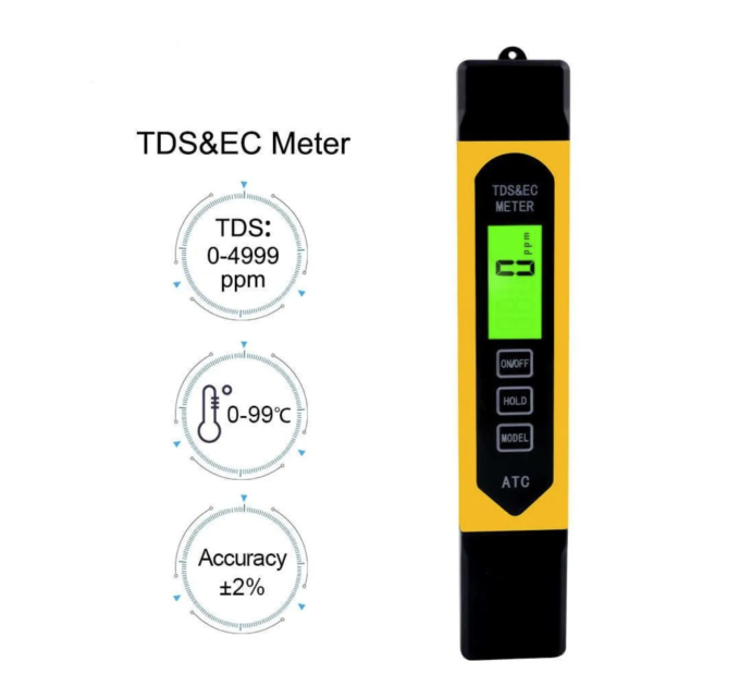 Комбінований солемер і кондуктометр TDS / EC TDS-meter 801