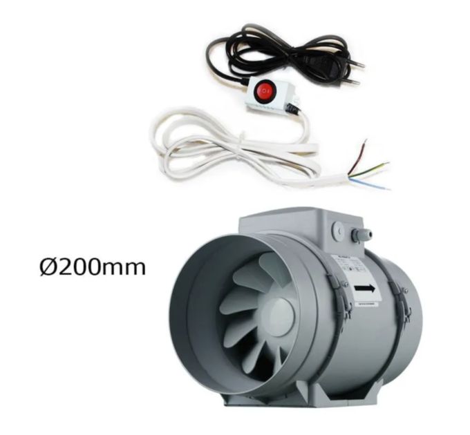 Вентс ТТ ПРО + мережевий шнур швидкості 1/2 (200мм)