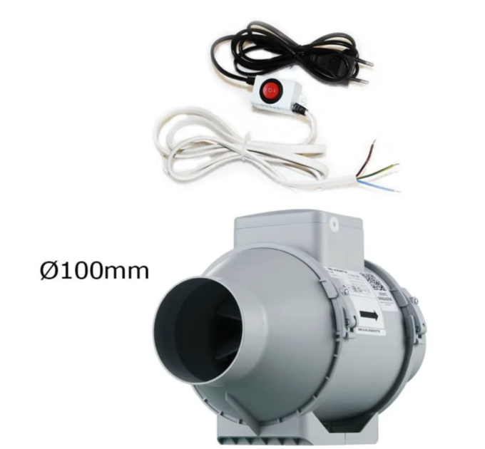 Вентс ТТ ПРО + мережевий шнур швидкості 1/2 (100мм)