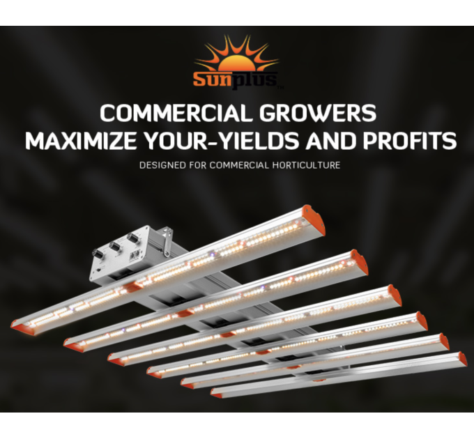 SunDro S510 Dimmable Samsung 301H, Osram 660nm Red, Osram 730nm IR, 395nm UV Full Spectrum