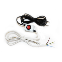 Мережевий шнур для вентилятора з перемикачем швидкості 1/2