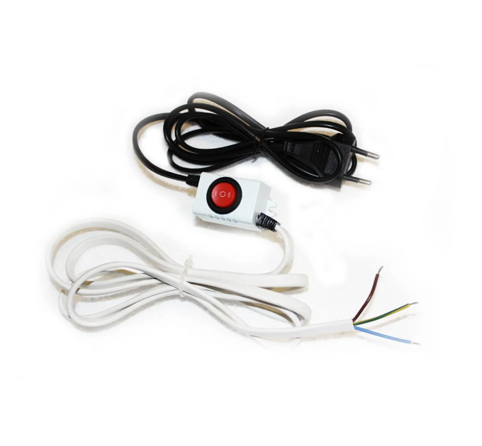 Сетевой шнур для вентилятора с переключателем скорости 1/2