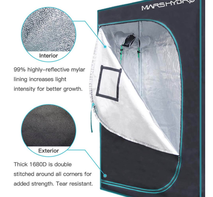 Гроубокс Mars Hydro 60x120x180 см