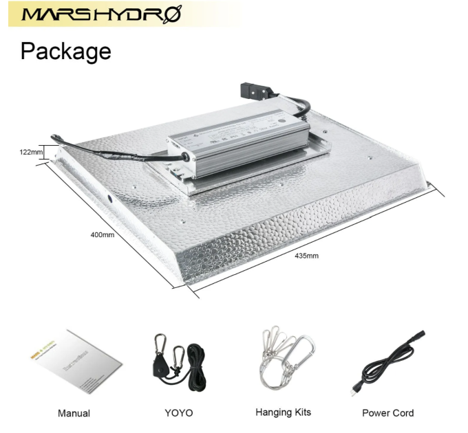 LED лампа Mars TS-1000 LED Full Spectrum Hydroponic LED Grow Light