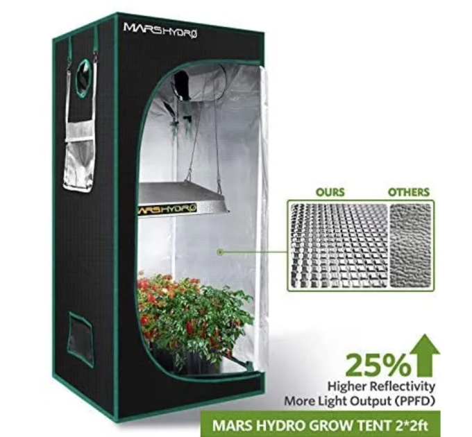 LED Mars Hydro TS 600 Led Plant Grow Lights, Sunlike Spectrum