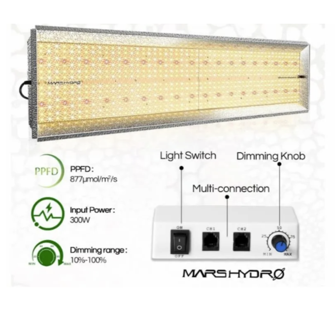 LED Mars TSL 2000 Indoor Full Spectrum Led Grow Light
