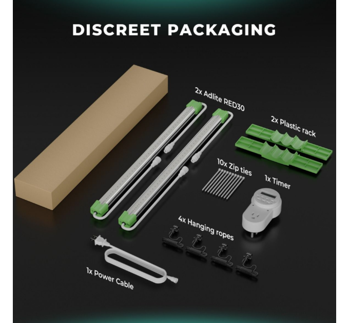 Mars Hydro Adlite R30 Deep Red Supplemental LED Grow Light Bar (2-Pack)