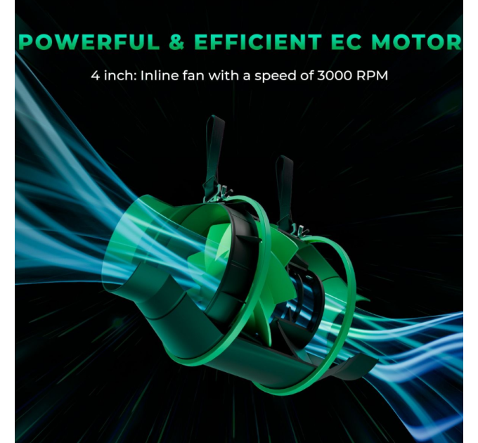 Mars Hydro iFresh 4-Inch Smart Inline Duct Fan
