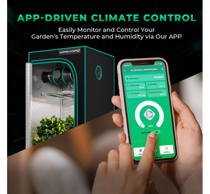 Mars Hydro iFresh 4-Inch Smart Inline Duct Fan