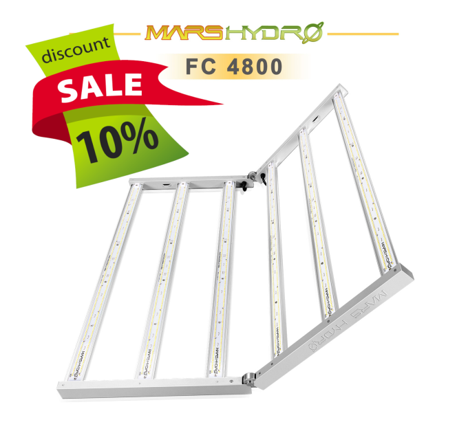 Mars Hydro FC 4800 Led Grow Light Full Spectrum Samsung LM301B Osram Diodes Inventronics Driver Hydroponic Commercial Greenhouse Grow 4ft×4ft 480W